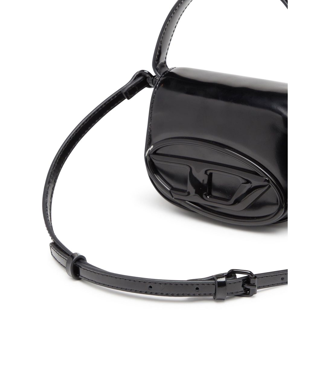 DIESEL Black 1Dr-Xs-S Iconic Logo Detailed Mini Tote Bag