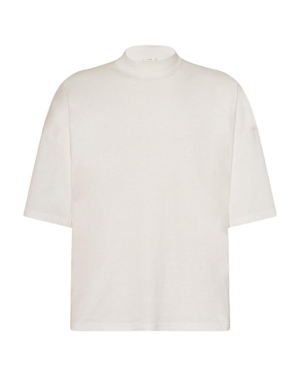 The Row White Dustin Crewneck Jersey T-Shirt for men