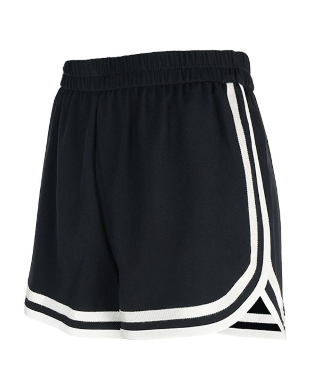 RED Valentino Black Elasticated Waist Track Shorts