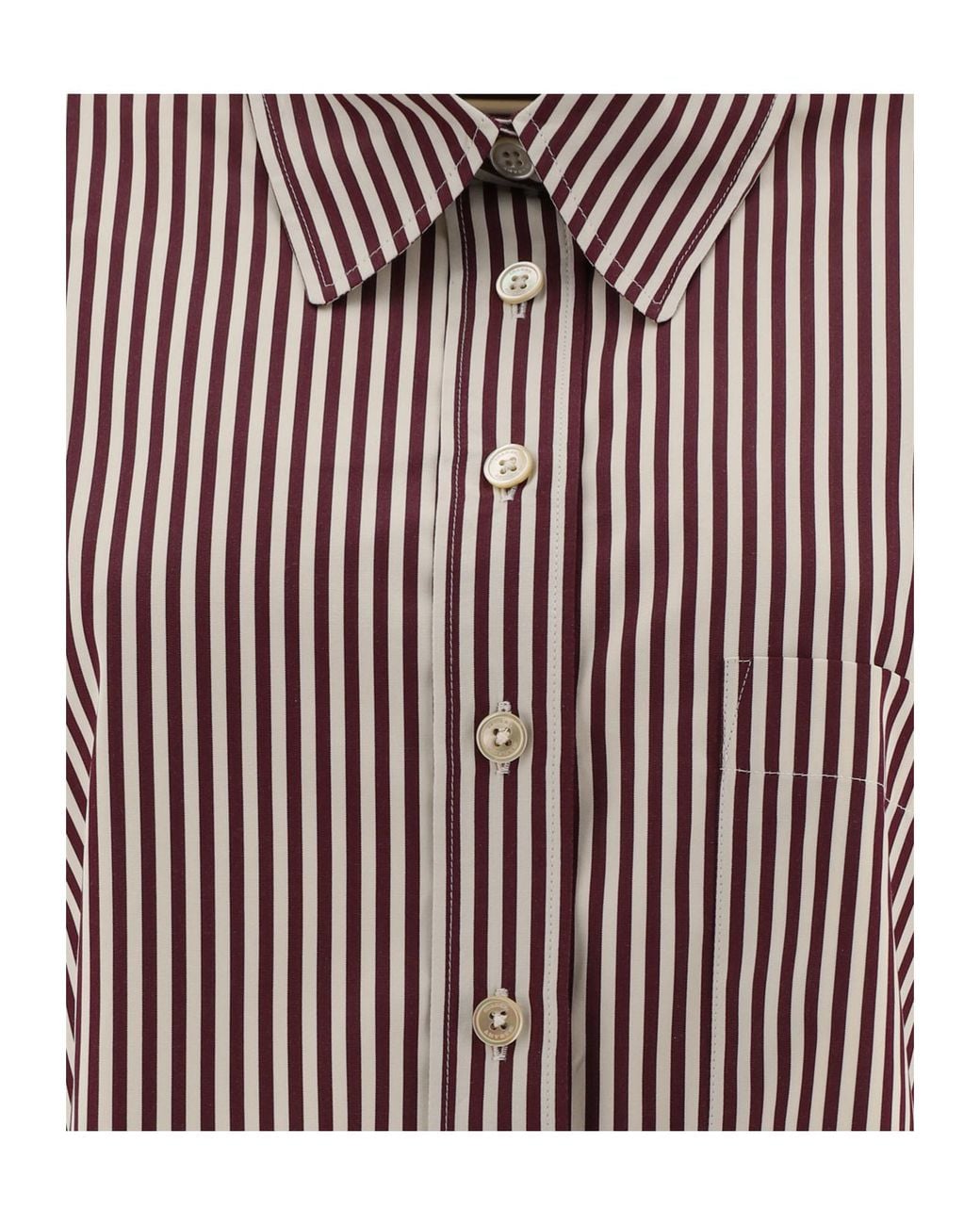 Isabel Marant Brown Fleora Striped Shirt