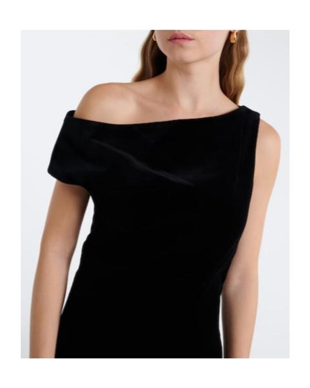 Rohe Black Long Velvet Gown