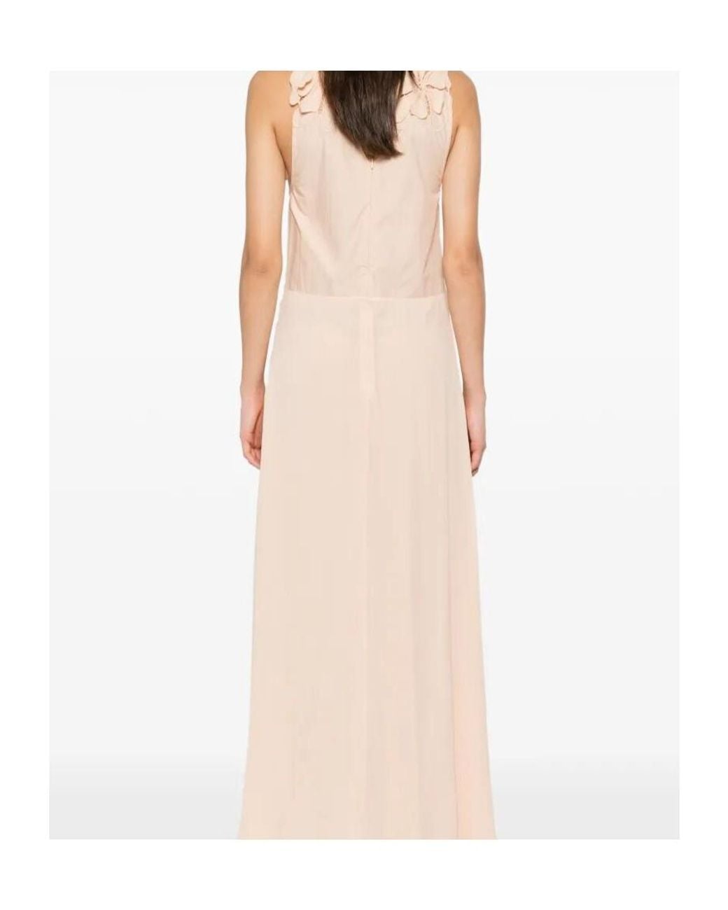 Forte_forte White Floral Appliqué Maxi Dress