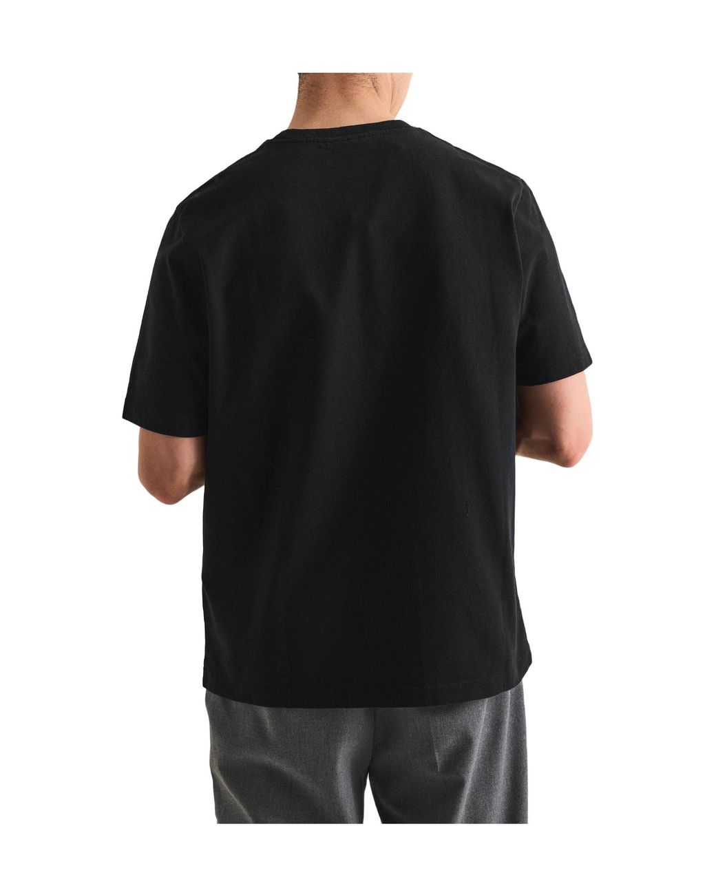 Maison Kitsuné Black Comfort T-Shirt for men