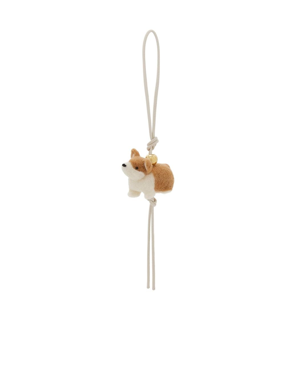 Loewe White Corgi Charm