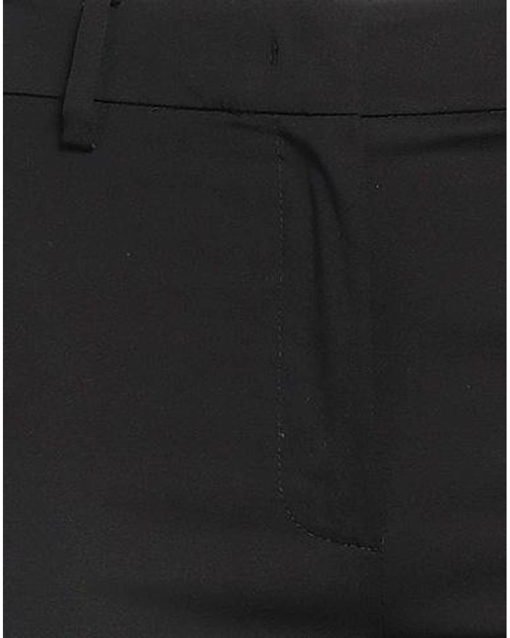 Weekend by Maxmara Black Simple Straight-Leg Pants