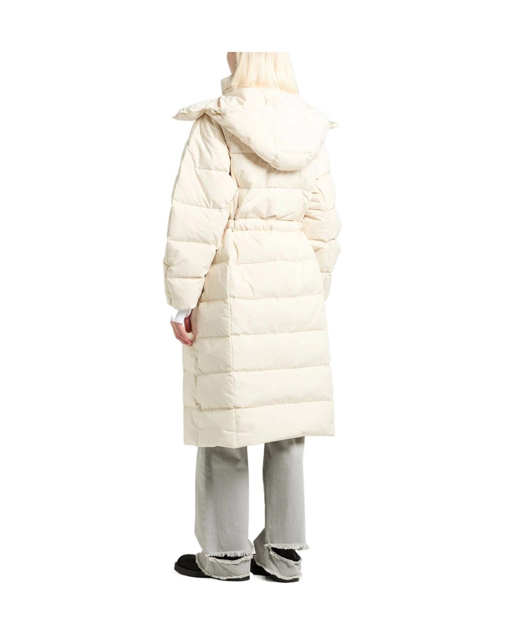 Ganni Natural Solid Color Shell Jackets