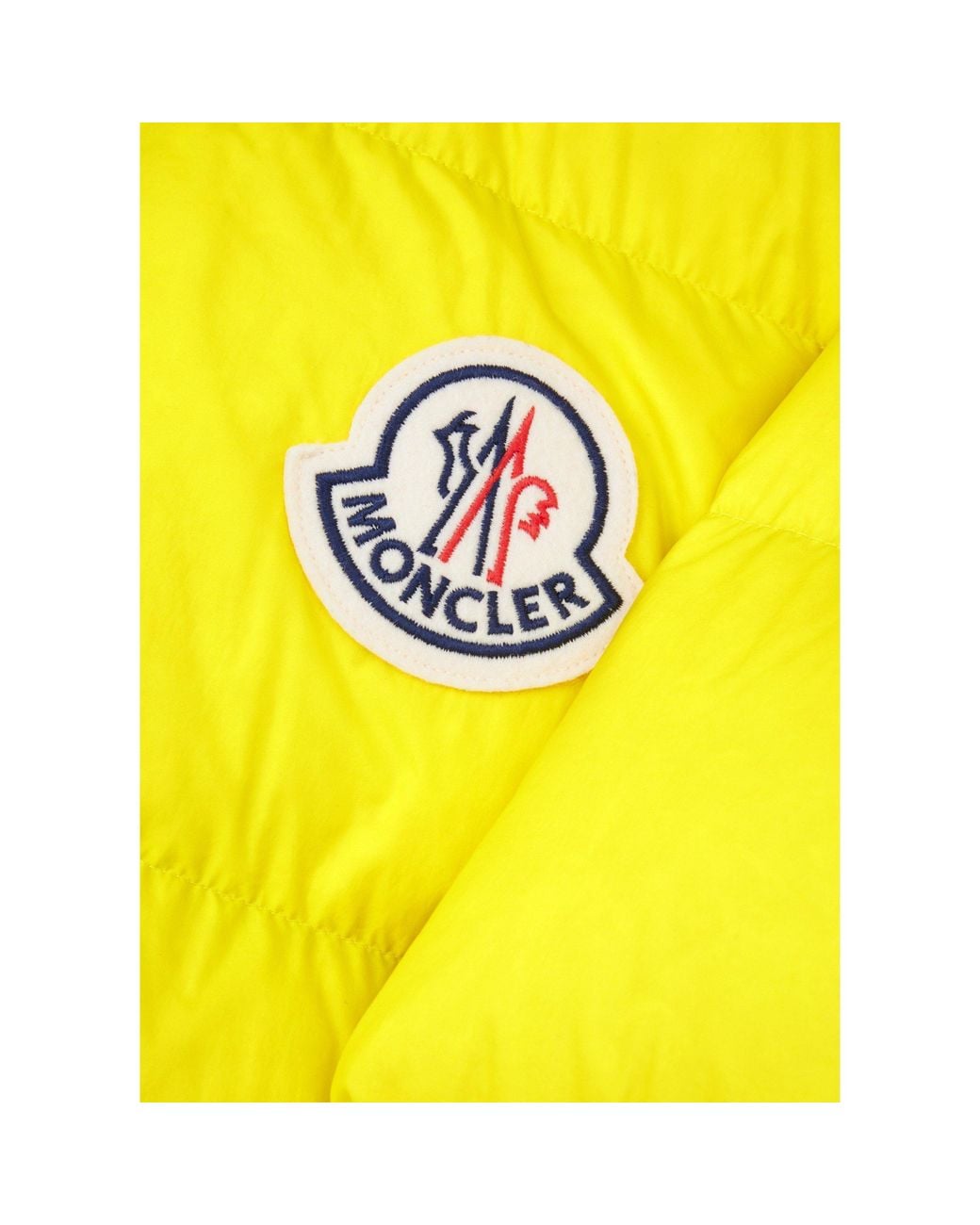 Moncler Yellow Waterproof Light Down Jacket for men