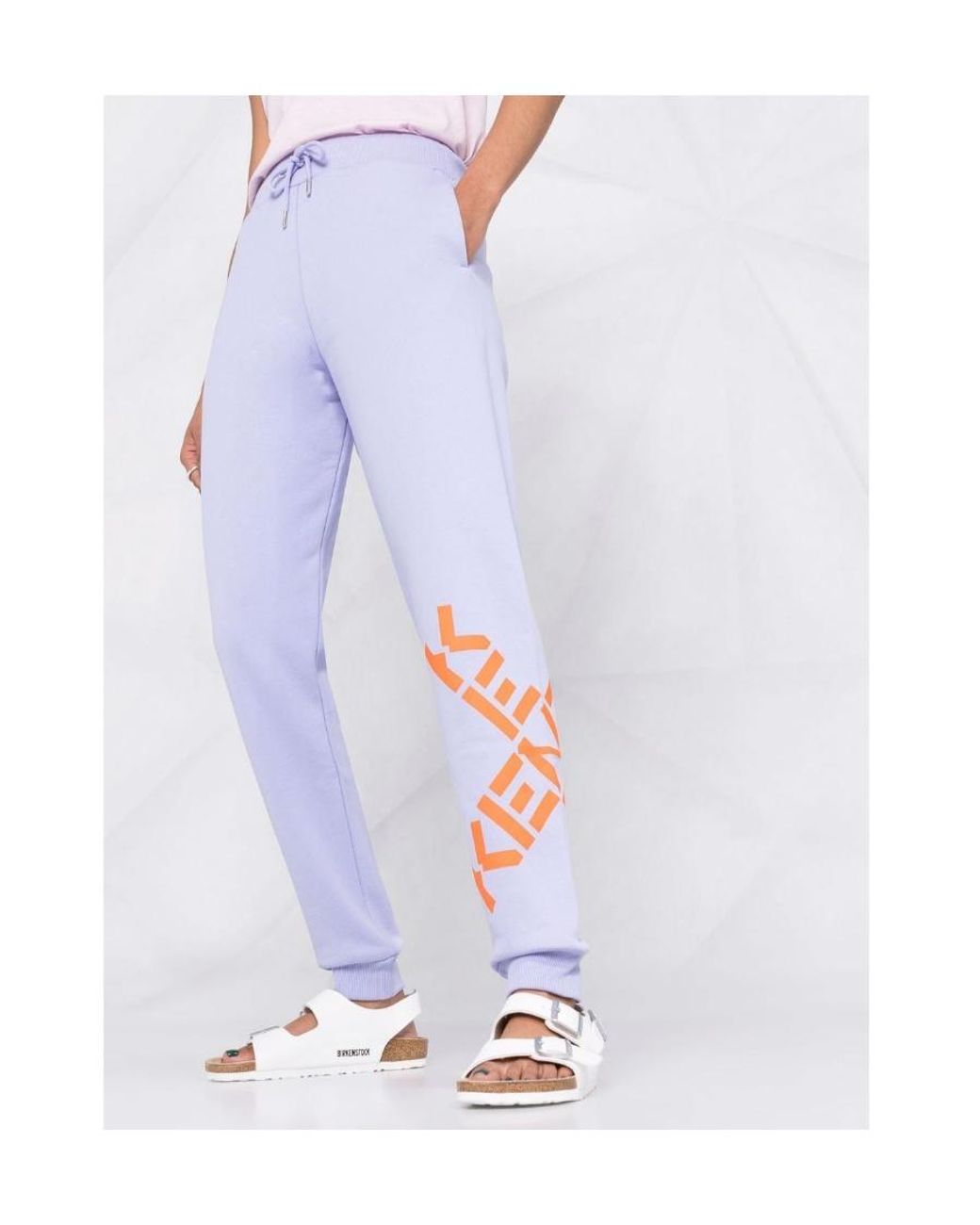 KENZO Blue Logo Sweatpants