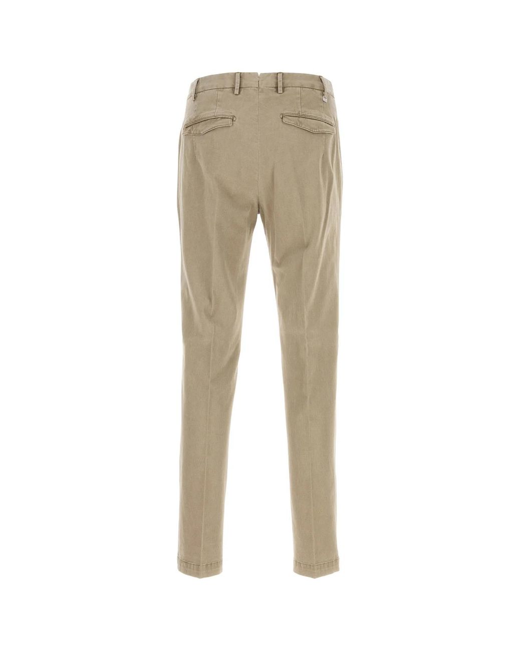 Pt Pantaloni Natural Cotton-Blend Trousers for men