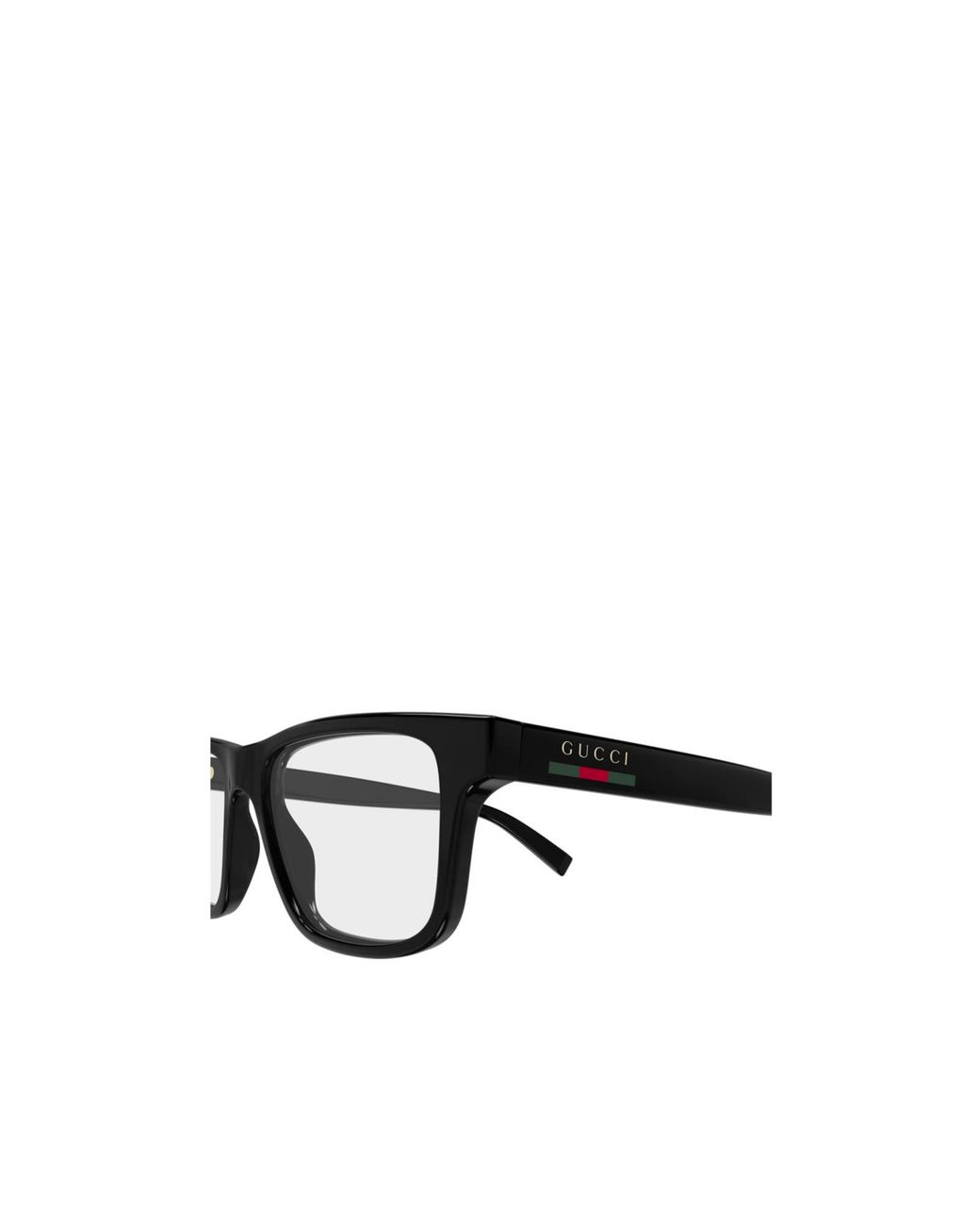 Gucci White Eyewear Rectangular Frame Glasses for men