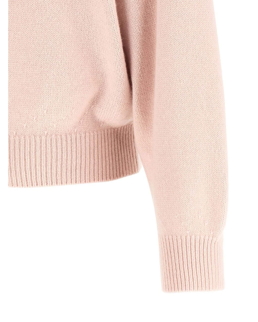 Khaite Pink 'margaux' Sweater