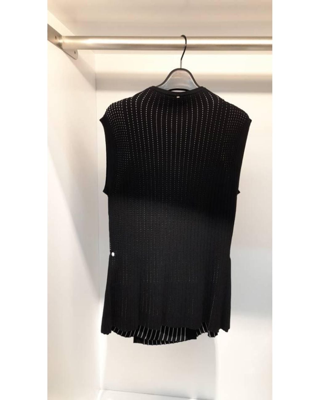 Max Mara Black Sleeveless Vest