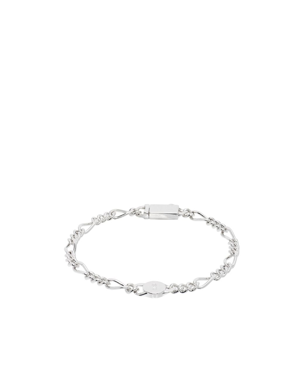 NUMBERING White Chain Bracelet for men
