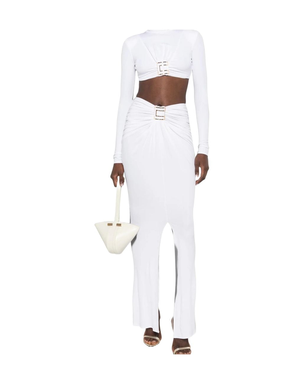 Elisabetta Franchi White Skirt
