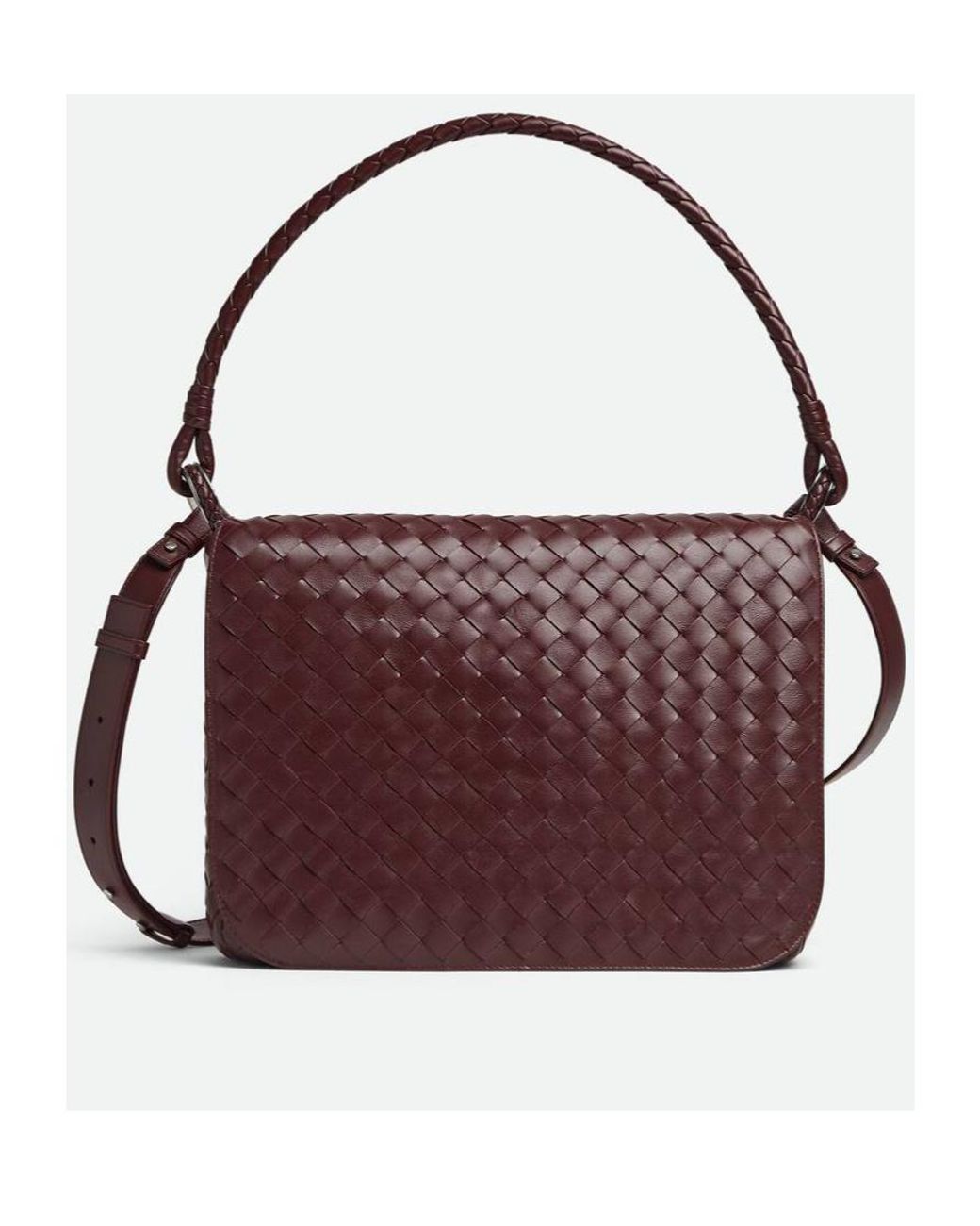 Bottega Veneta Purple Swing Messenger for men