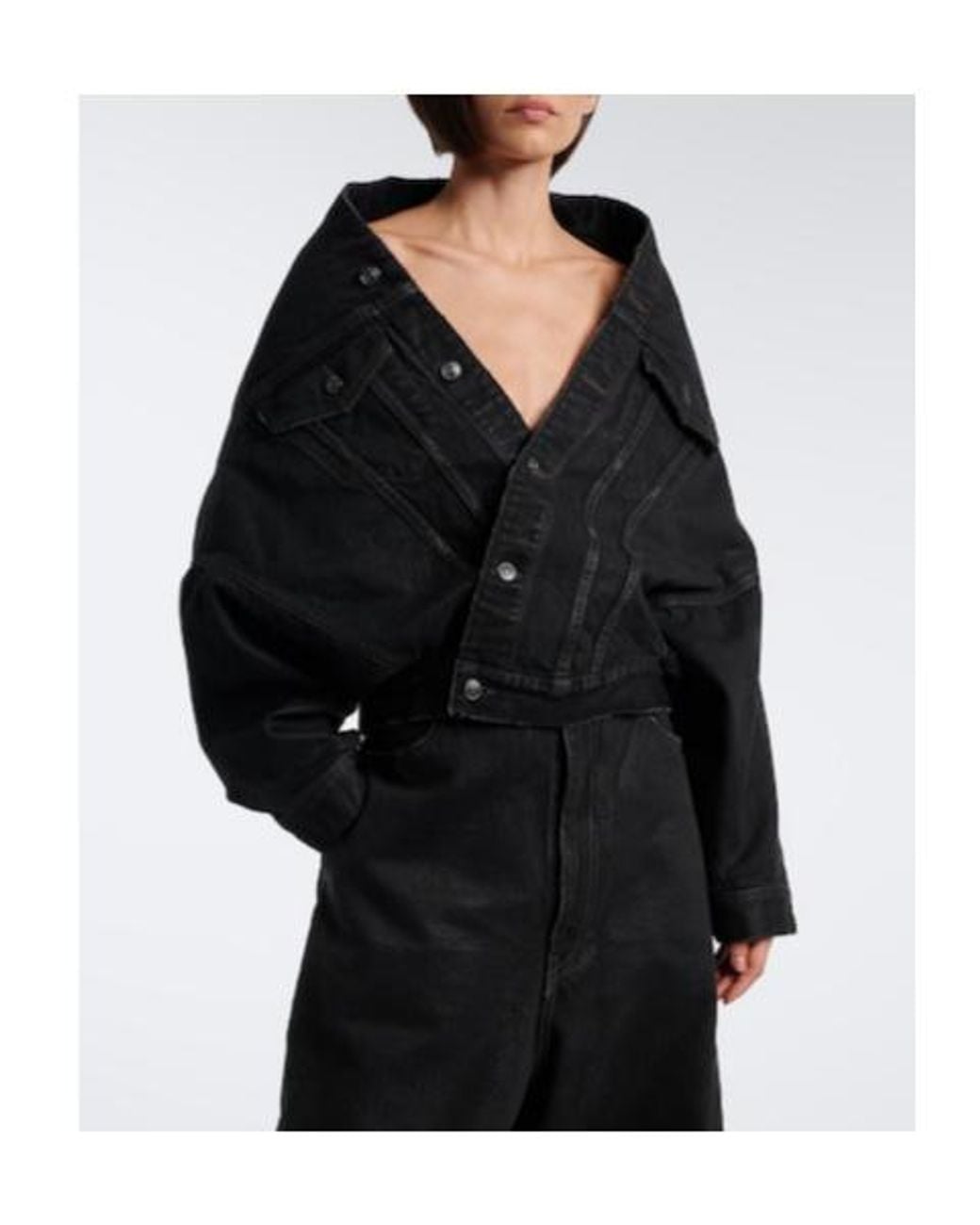 Balenciaga Black Denim Jacket