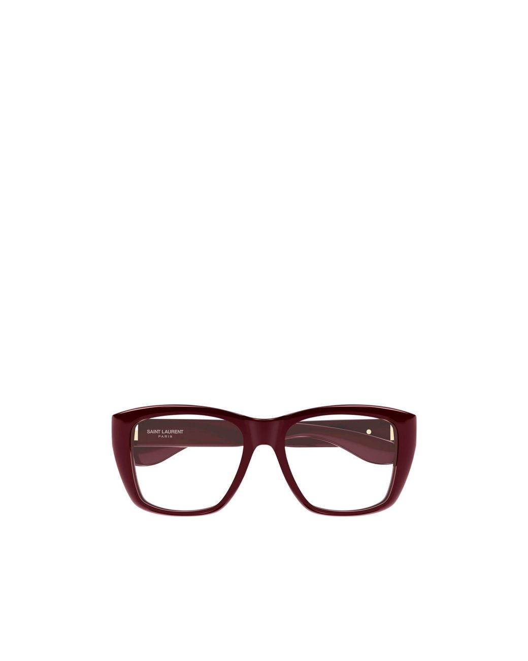 Saint Laurent Brown Square-Frame Glasses
