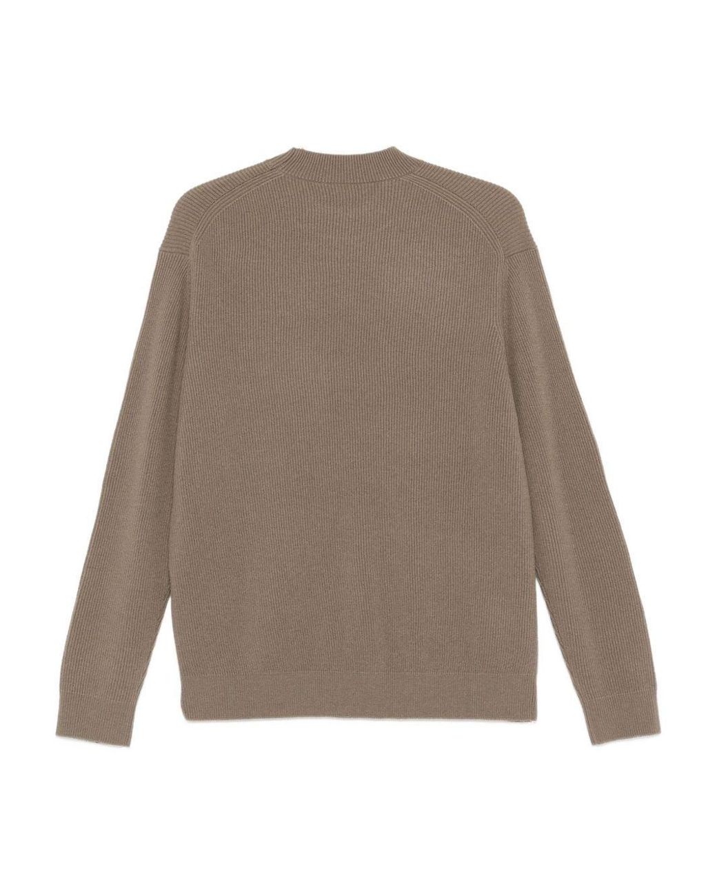 Emporio Armani Natural Ribbed Sweater for men