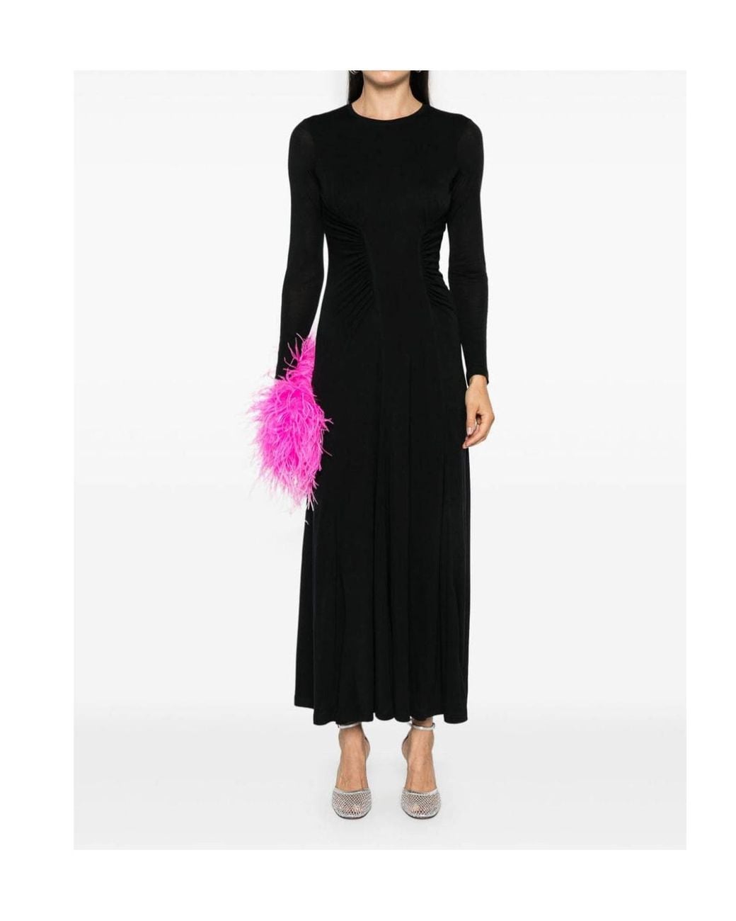 Ulla Johnson Black Long-Sleeved Dress