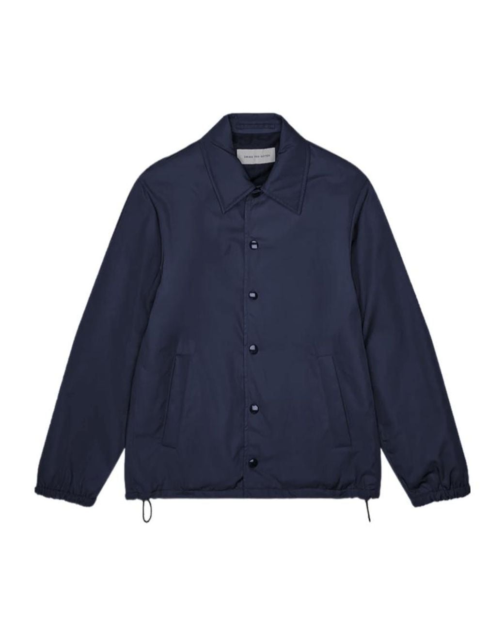 Dries Van Noten Blue Long Sleeve Jacket for men