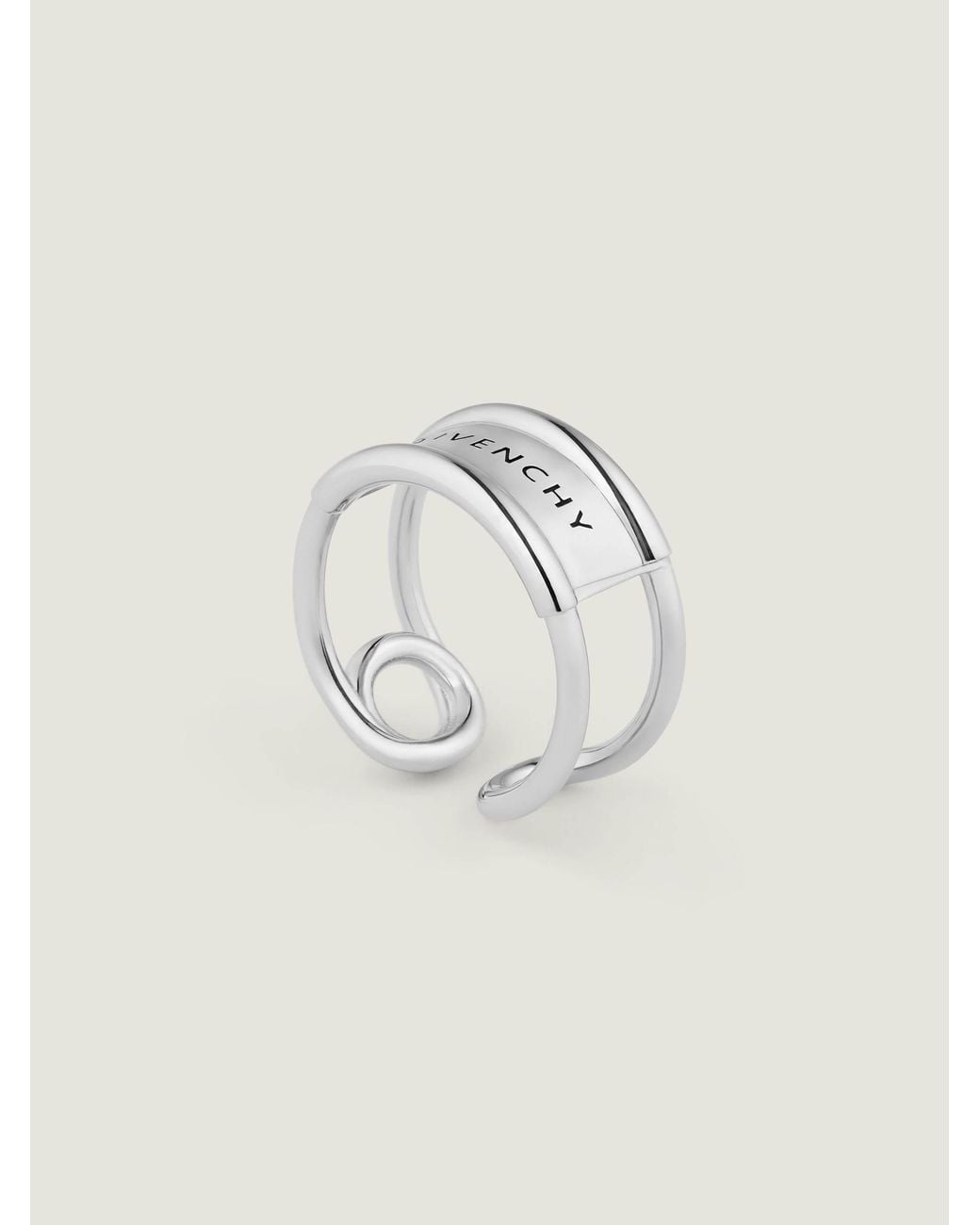 Givenchy White Pin Ring for men