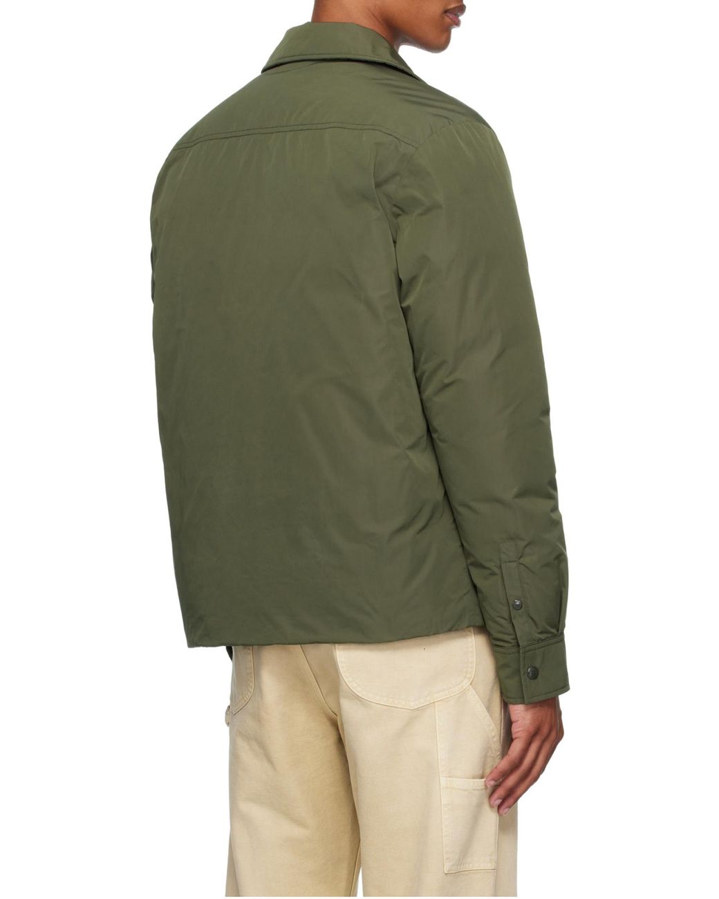 Moncler Green Vigeon Zipped Jacket for men