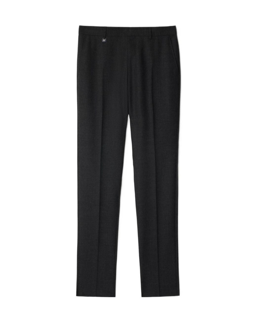 Burberry Black Wool Tailored Trousers for men