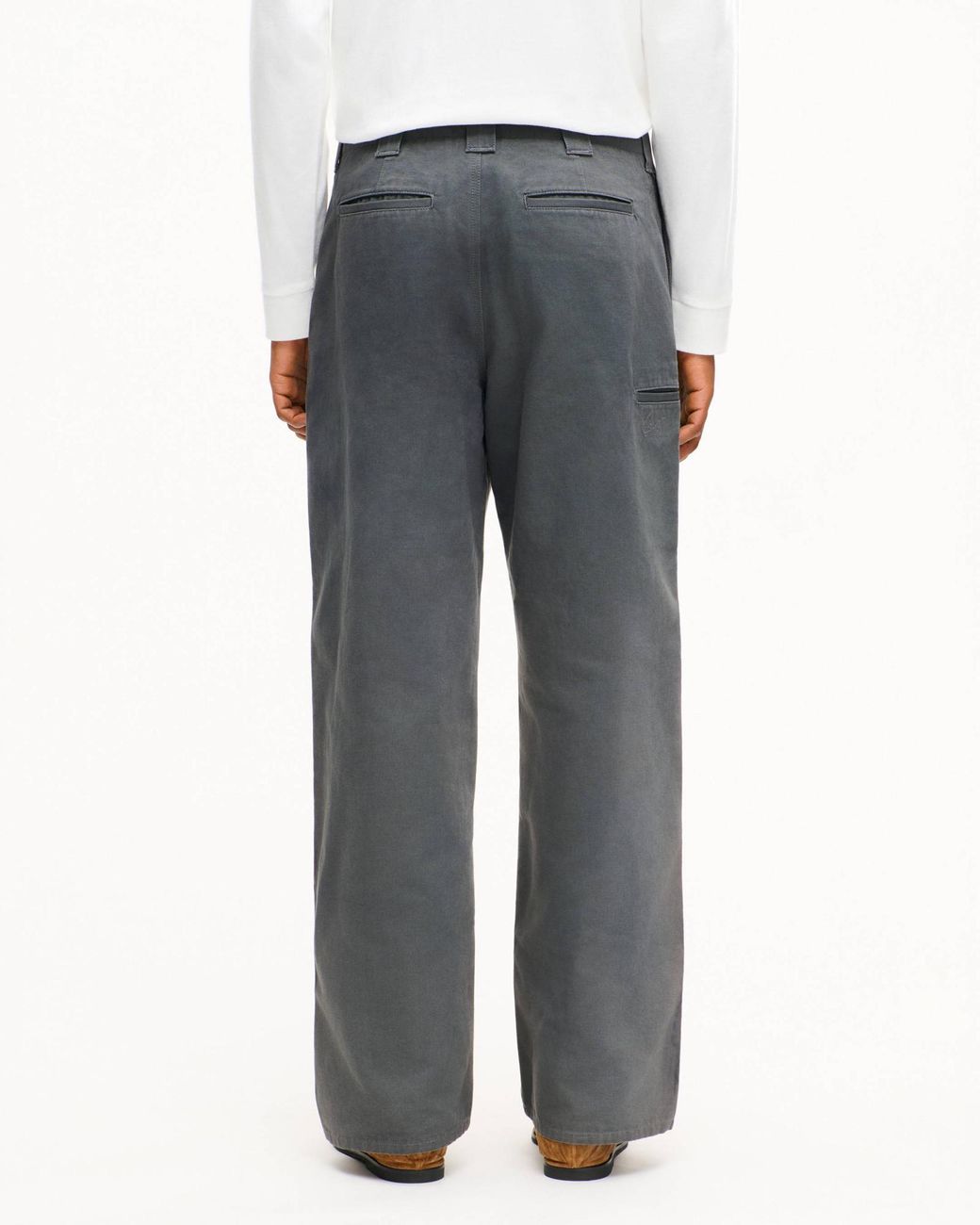 KENZO Gray Double Knee Chino for men
