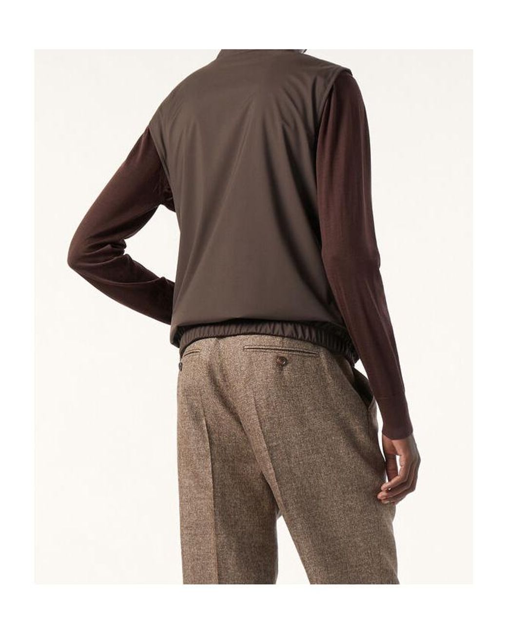 Loro Piana Brown Vest for men
