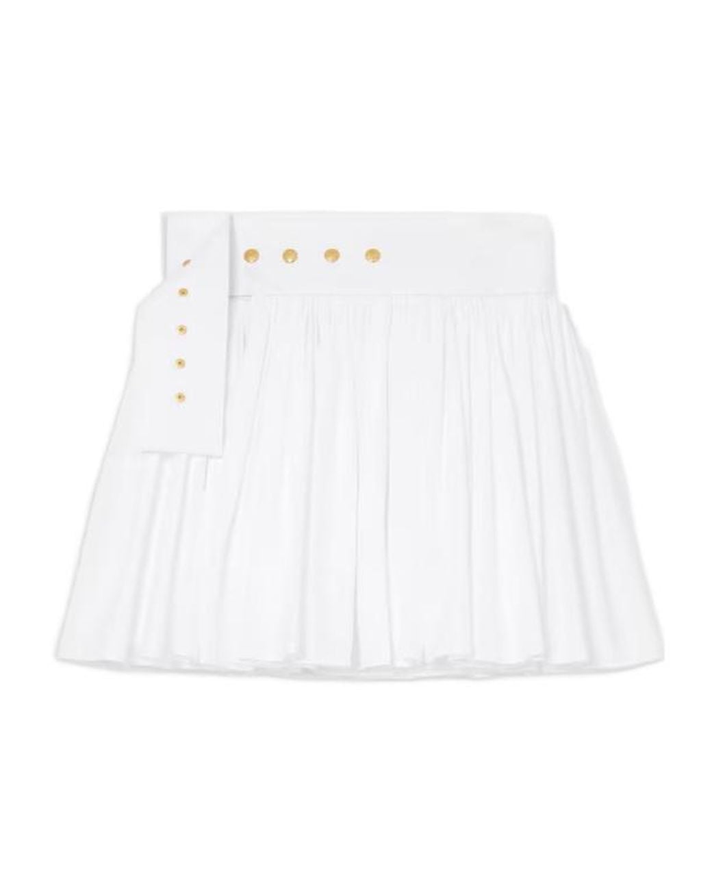 Céline White Mini Skirt