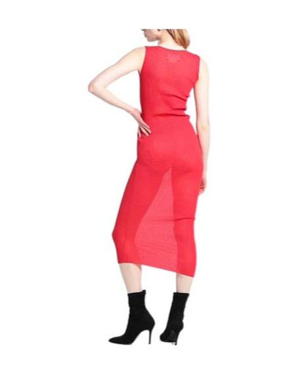 Maison Margiela Red Fitted Dress