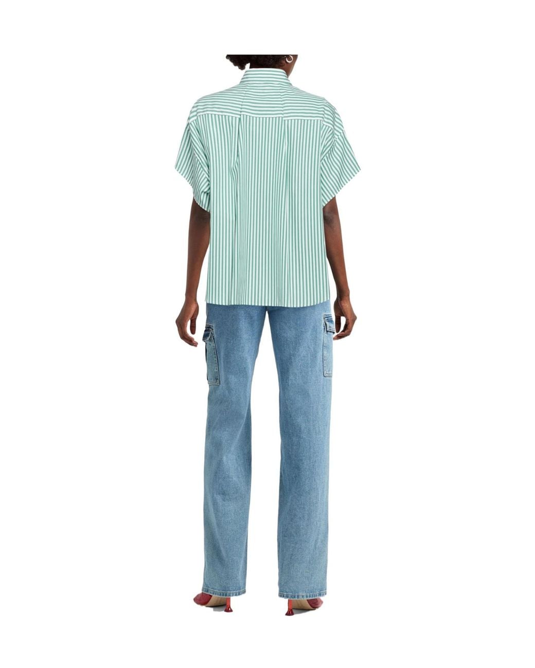 Rag & Bone Blue Striped Shirts