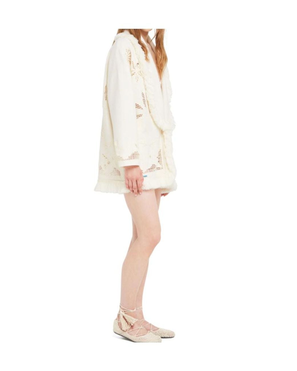 Alanui Natural Islands Diary Belted Cardigan