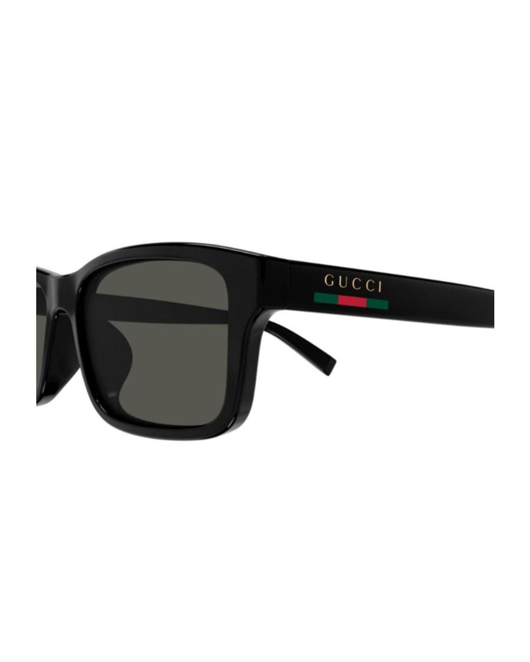 Gucci Black Eyewear Rectangular Frame Sunglasses for men