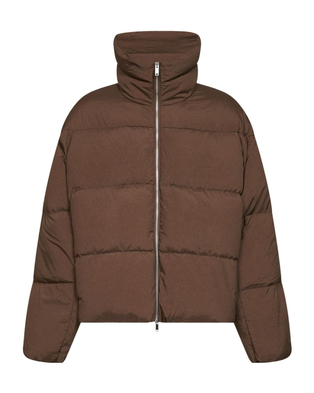 Studio Nicholson Brown Massey Quilted Puffer Jacket for men