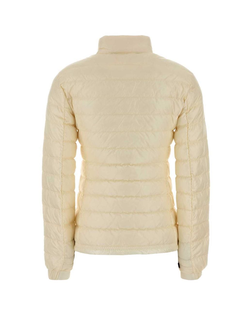 Moncler Natural Grenoble Zip-Up Padded Jacket