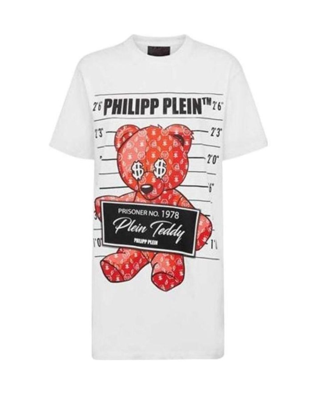 Philipp Plein White Logo Details T-Shirt