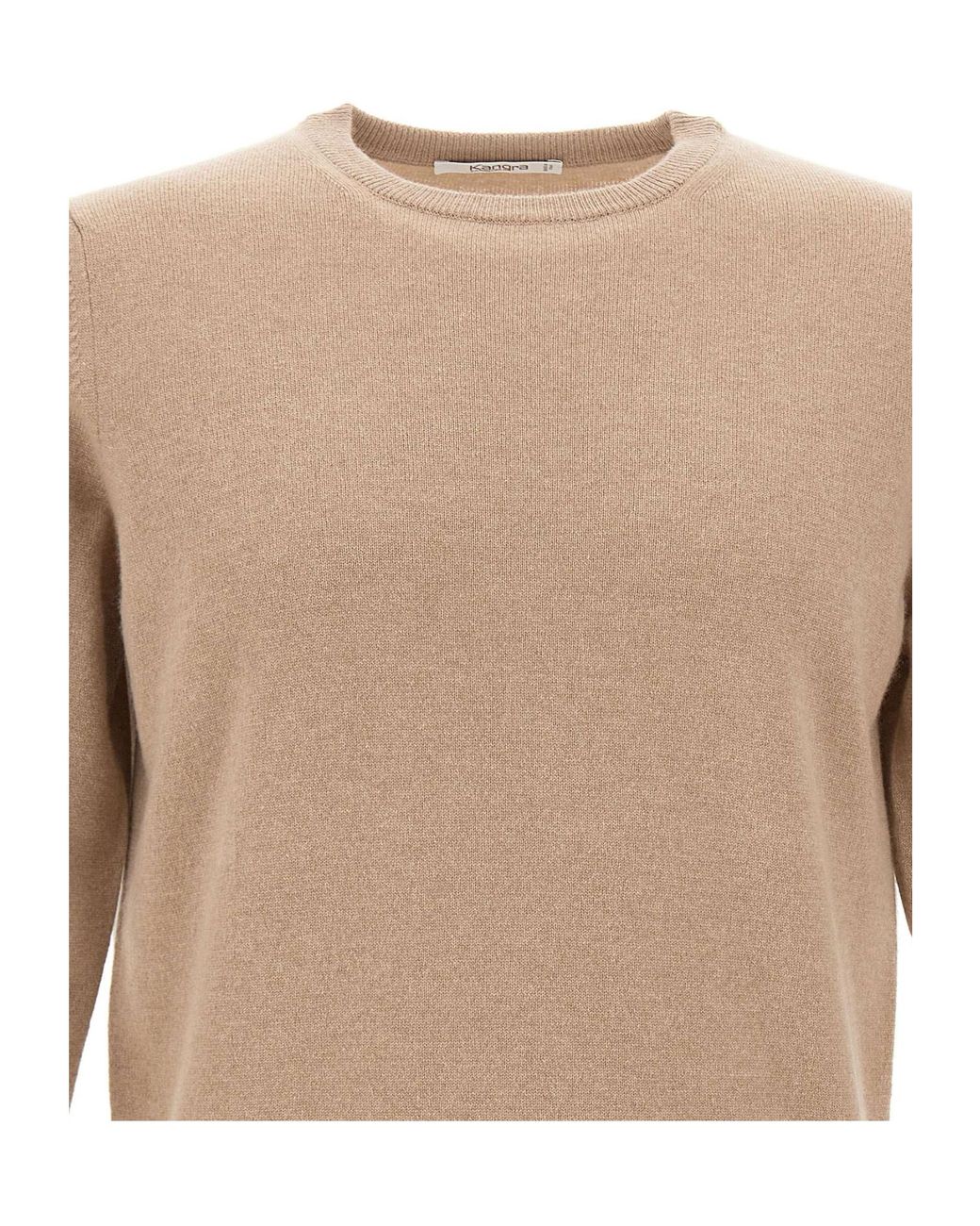 Kangra Cashmere White Kangra Crew Neck Knitted Sweater for men