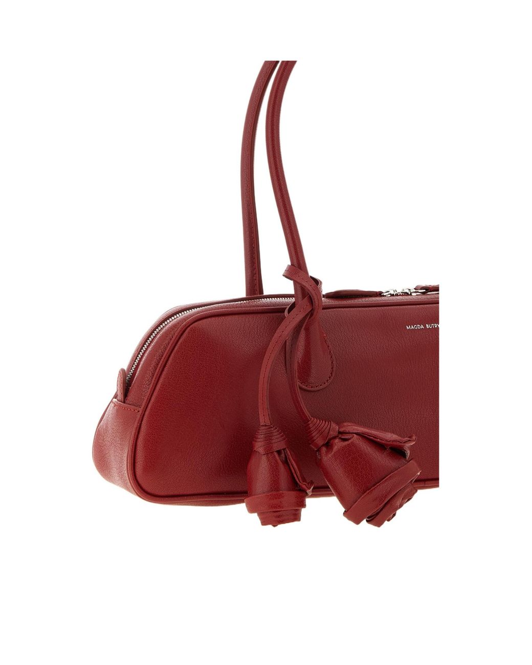 Magda Butrym Red Brigitte Trapeze Tote Bag