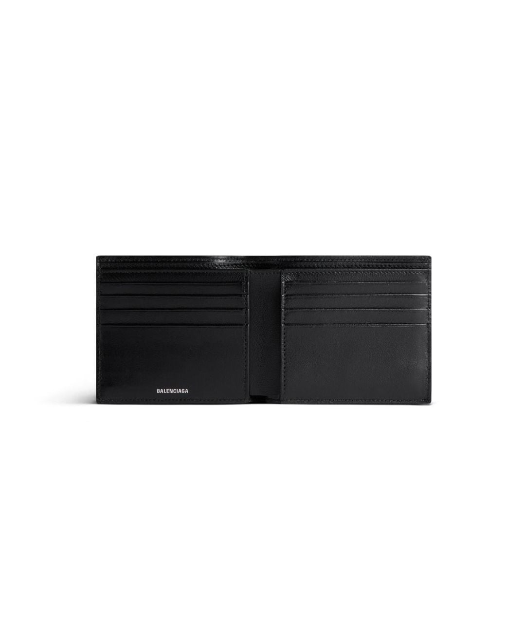 Balenciaga Black Superbusy Bi-Fold Wallet for men