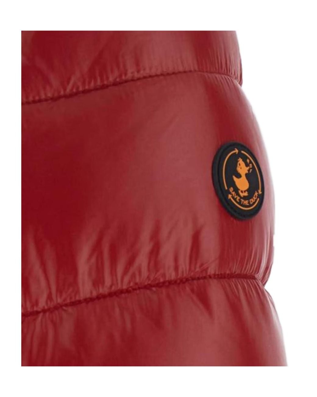 Save The Duck Red Cosmary Hooded Down Jacket