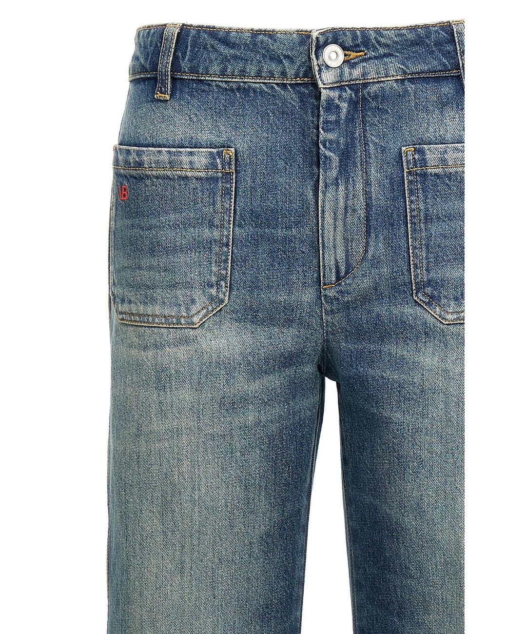 Victoria Beckham Blue Alina Jeans