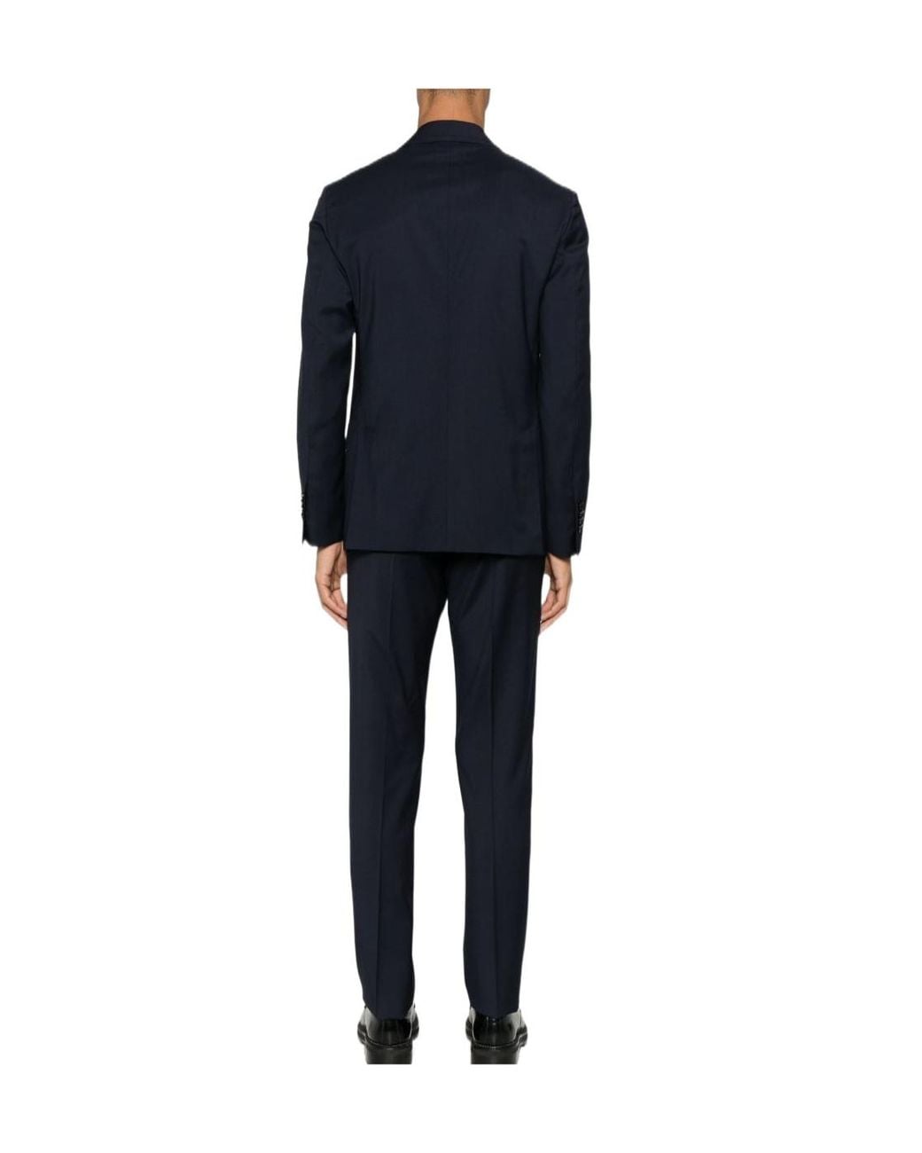 Lardini Blue Single-Breasted Two-Piece Suit for men