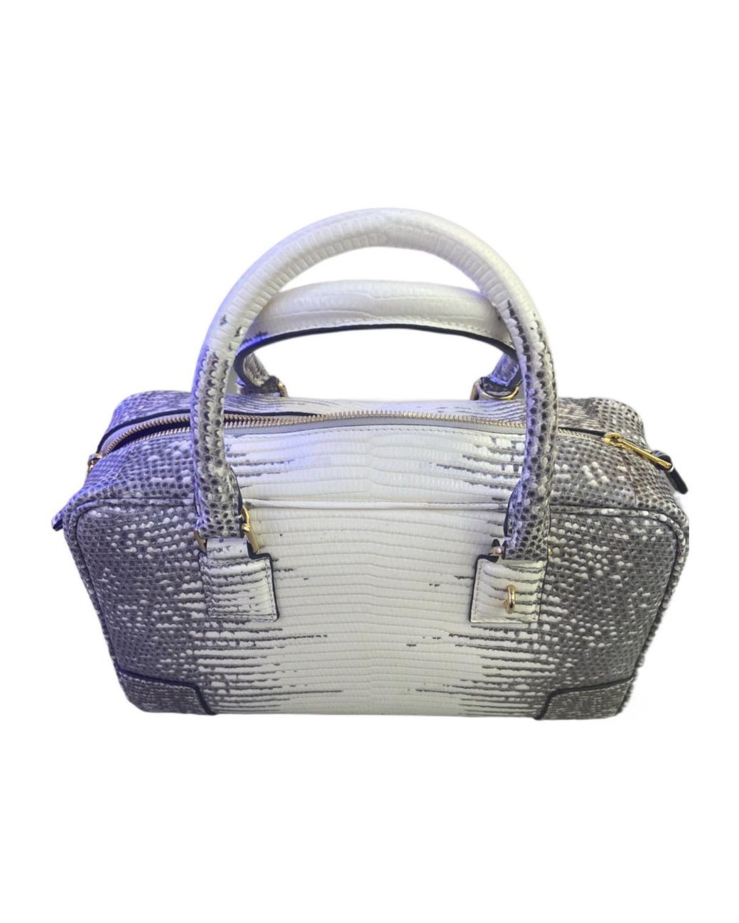 Loewe Blue Zippered Handbag