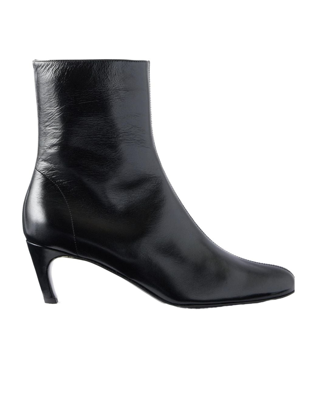 Proenza Schouler Black Simple Ankle Boots
