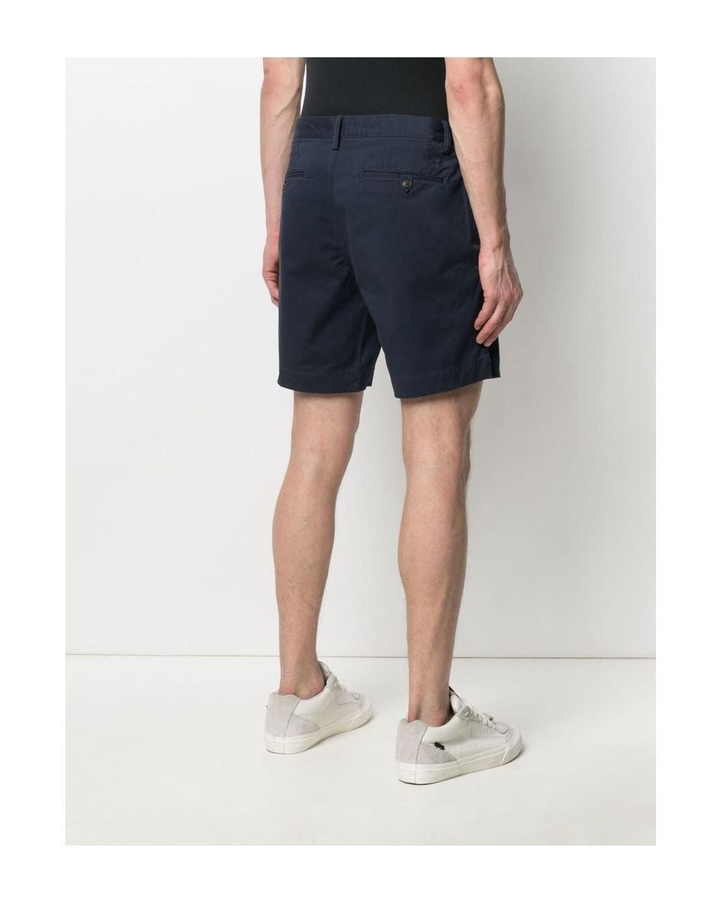 Polo Ralph Lauren Blue 8-Inch Stretch Straight Fit Chino Shorts for men