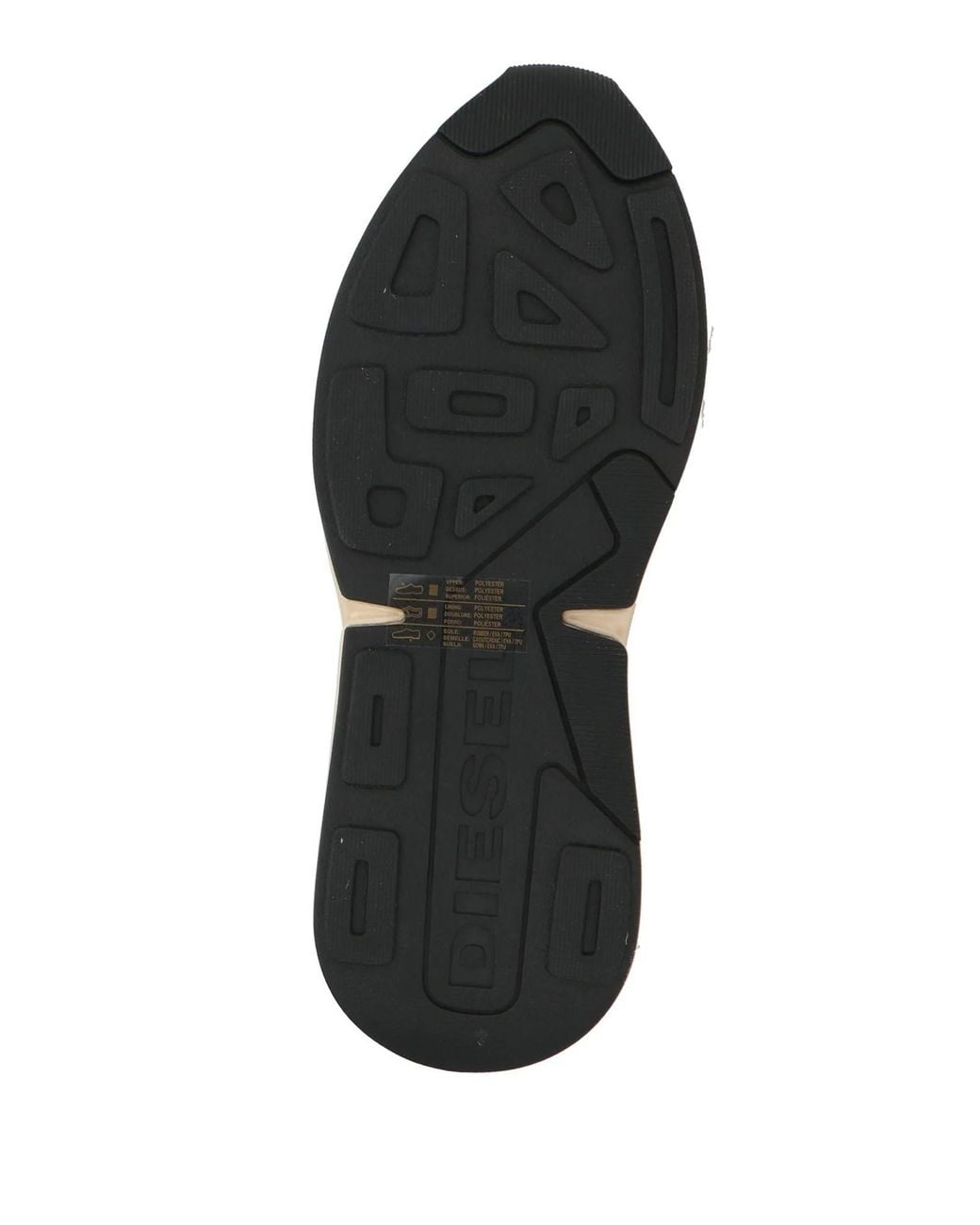 DIESEL Black Low-Top Casual Shoes for men