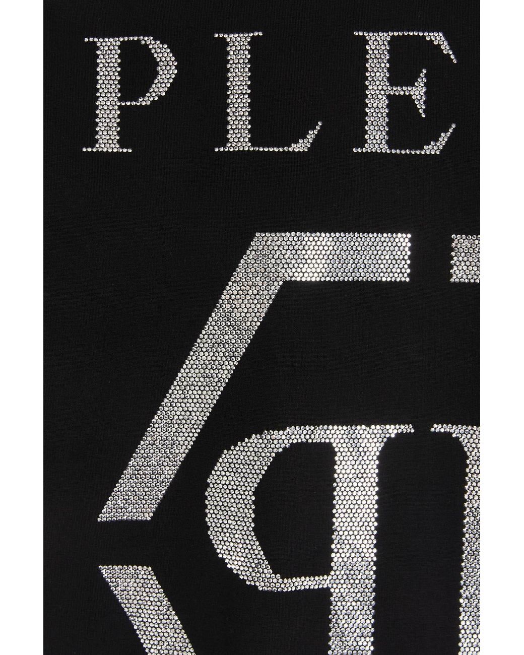 Philipp Plein Black Logo Printed Short-Sleeved T-Shirt for men