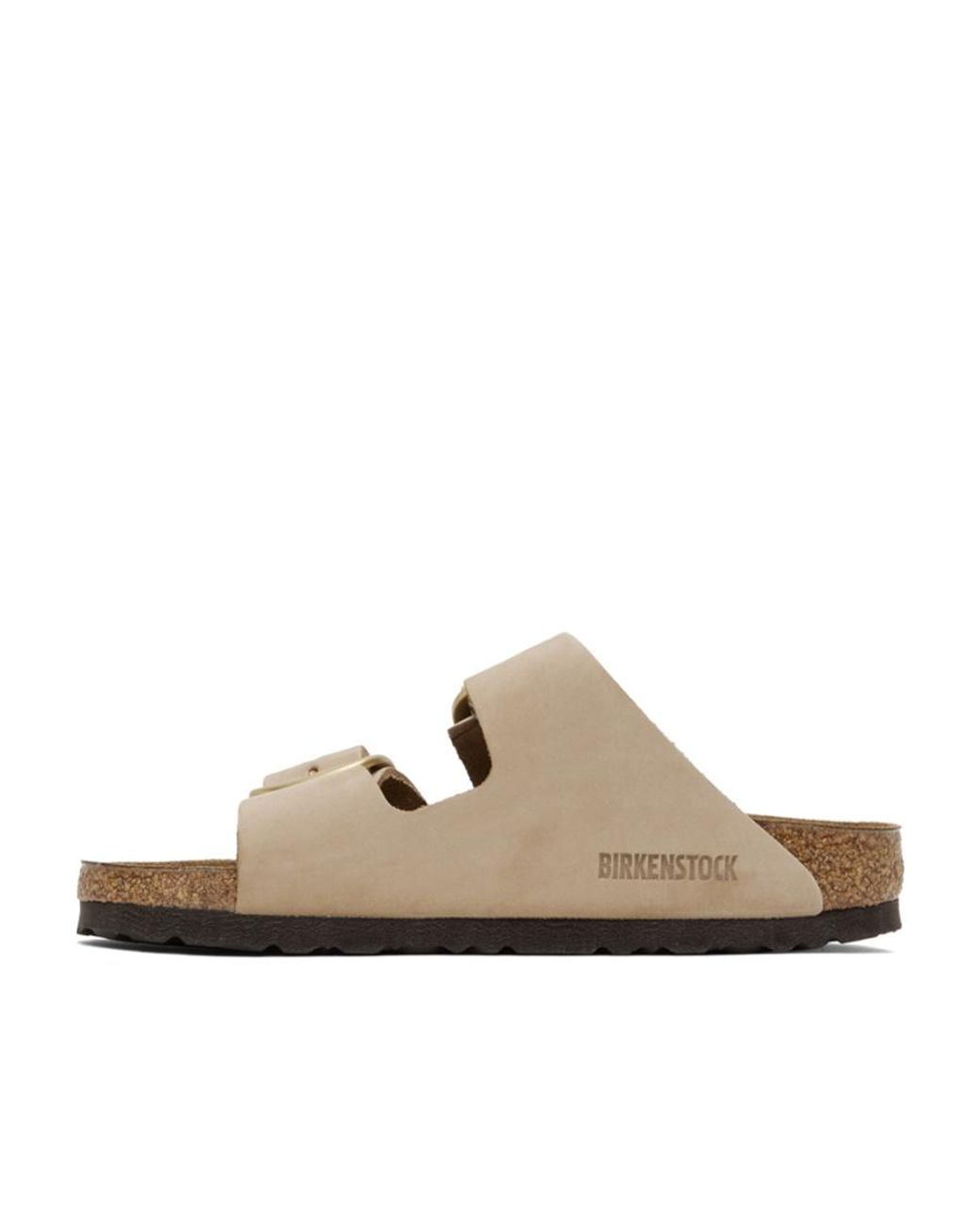 Birkenstock White Arizona Big Buckle Slip-On Sandals