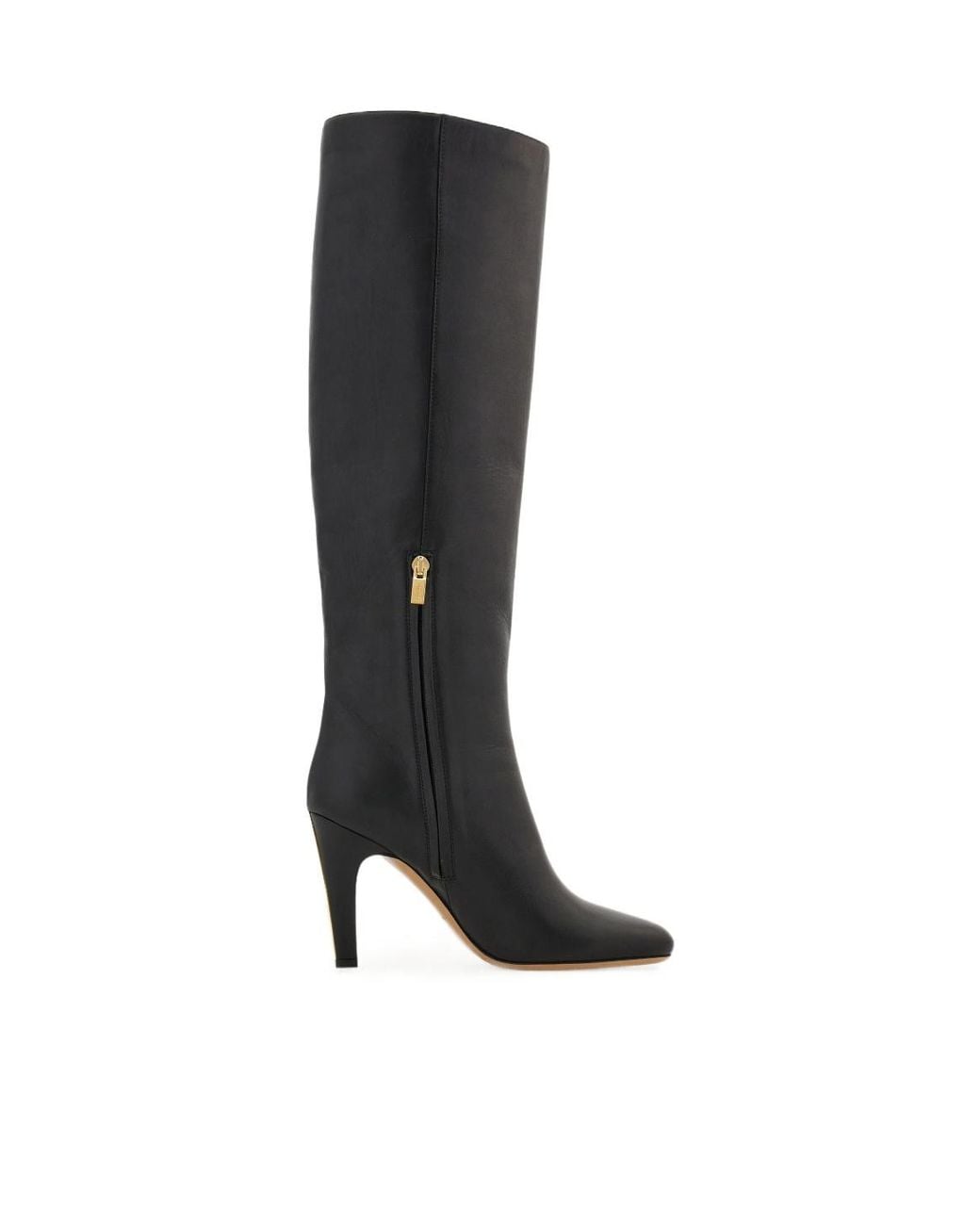 Ferragamo Black Knee High Boot